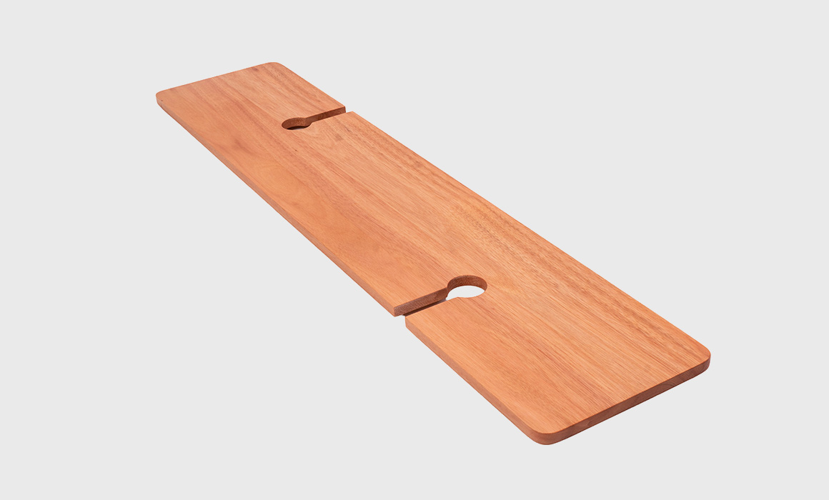 Bandeja banheira com encaixe para taças